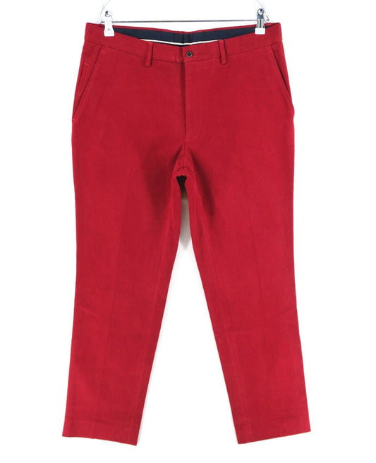 GANT Red Brushed Comfort Chino Pants Trousers Size EU 52 UK/US 42