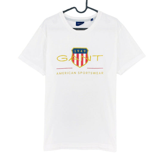 GANT White Archive Shield Crew Neck T Shirt Size M