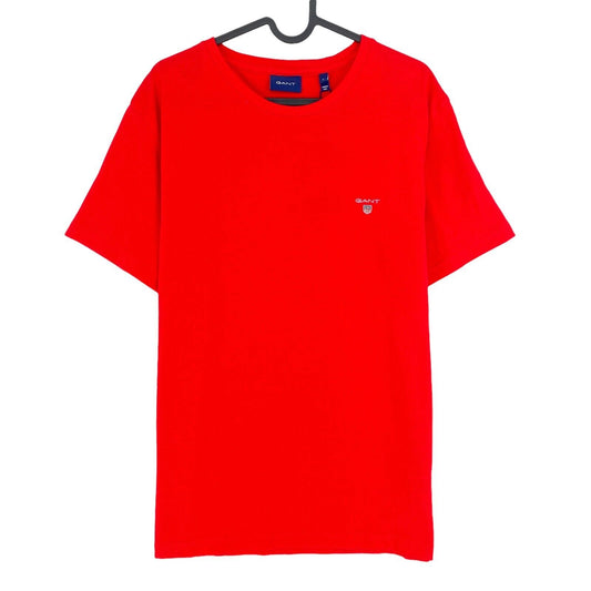 GANT Rot Original Rundhals T-Shirt Größe L