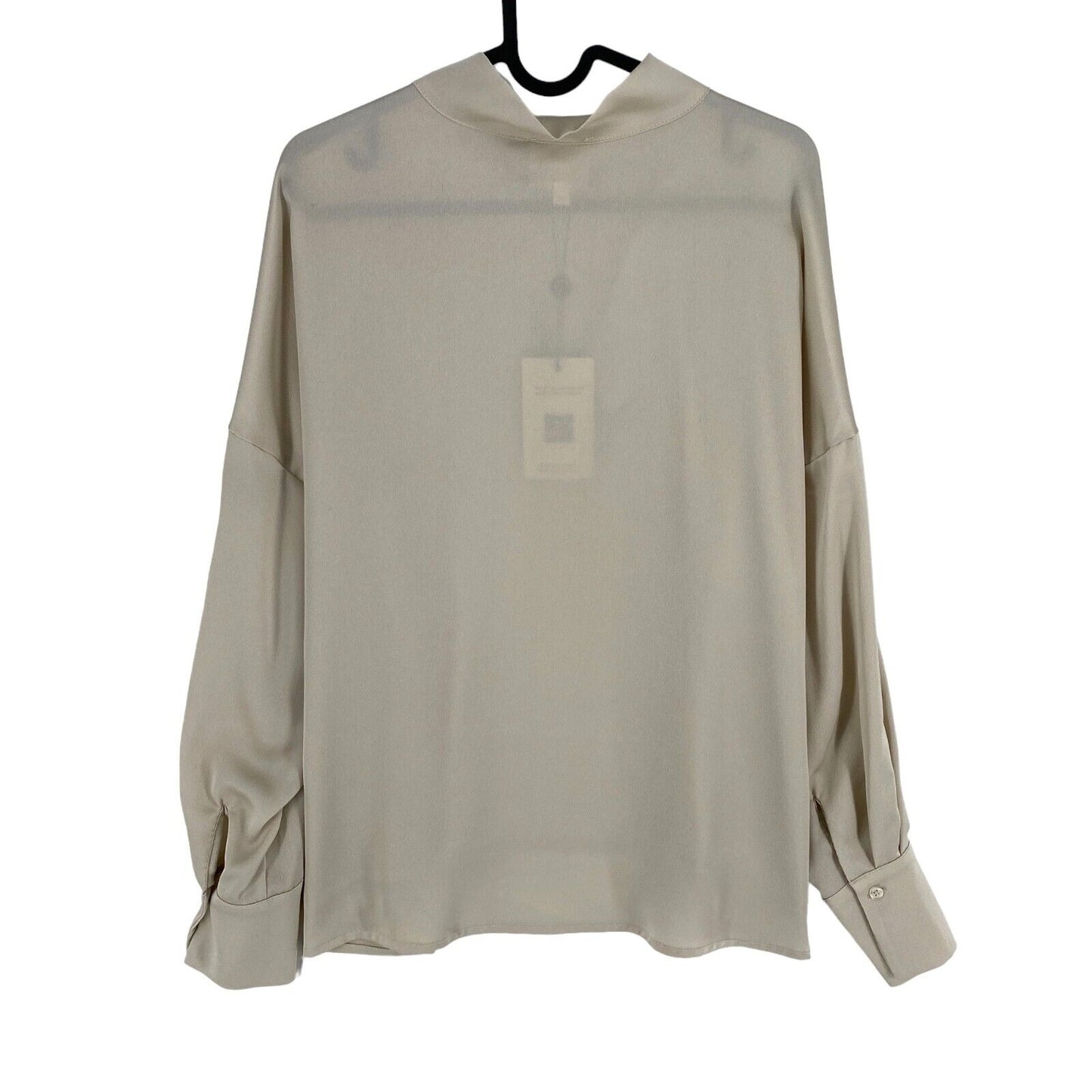 LA MARTINA Beige Long Sleeves Shiny George Blouse Shirt Size 1 / XS