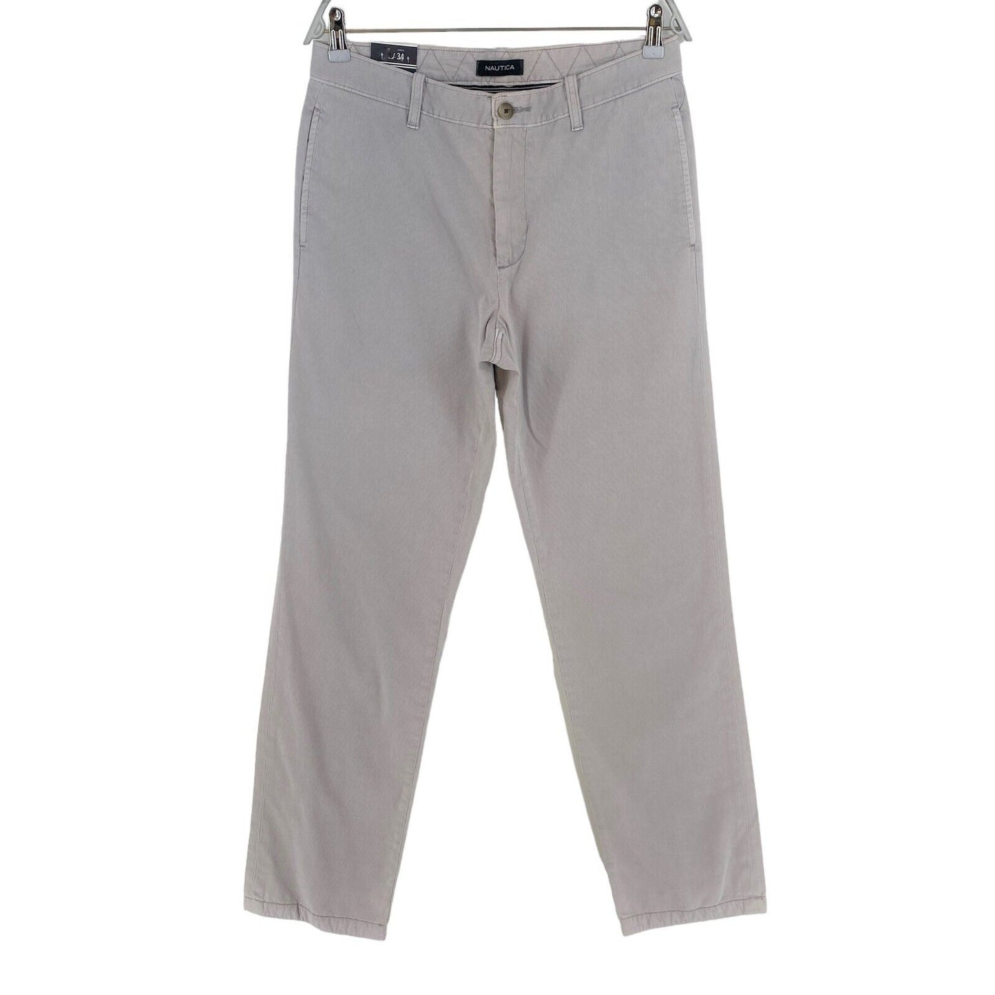 NAUTICA Grey Corduroy Chino Pants Trousers W33 L34