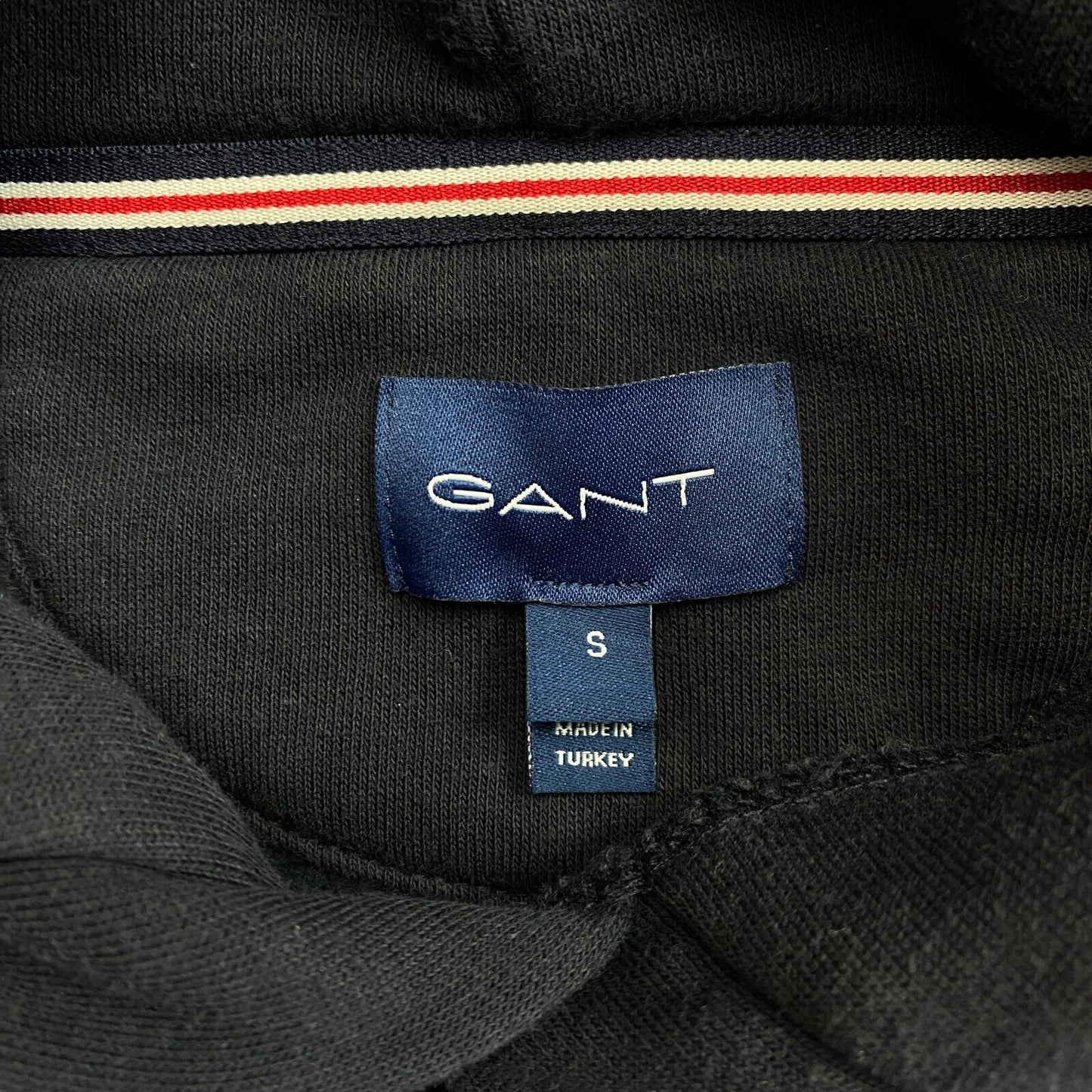 GANT Navy Blue Retro Shield Hoodie Sweater Jumper Size S