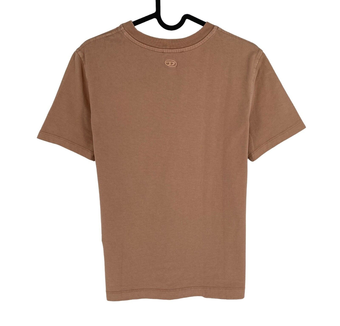 DIESEL Women Brown T-REG-G2 SS Crew Neck T Shirt Size M