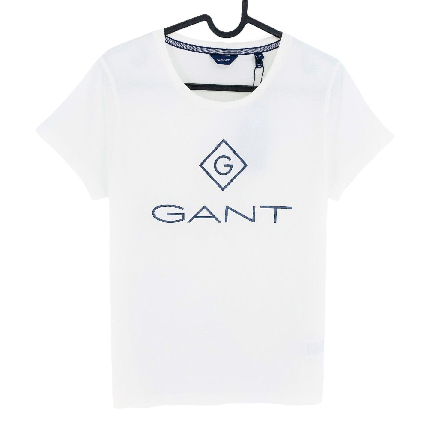 GANT White Lock Up Crew Neck T Shirt Size M