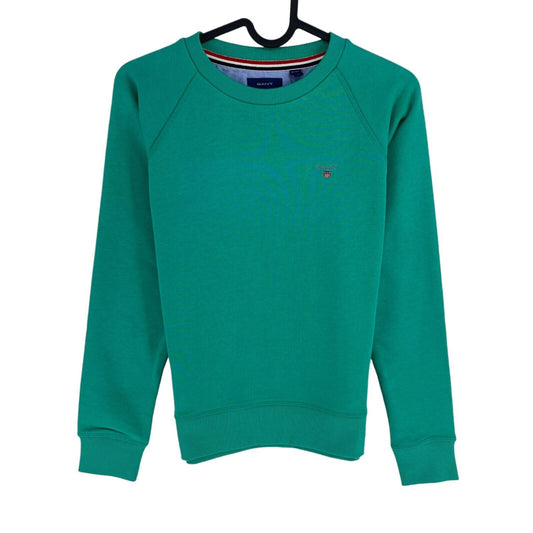 GANT Boys Green Original Crew Neck Sweater Size 11-12 Years 146/152 cm