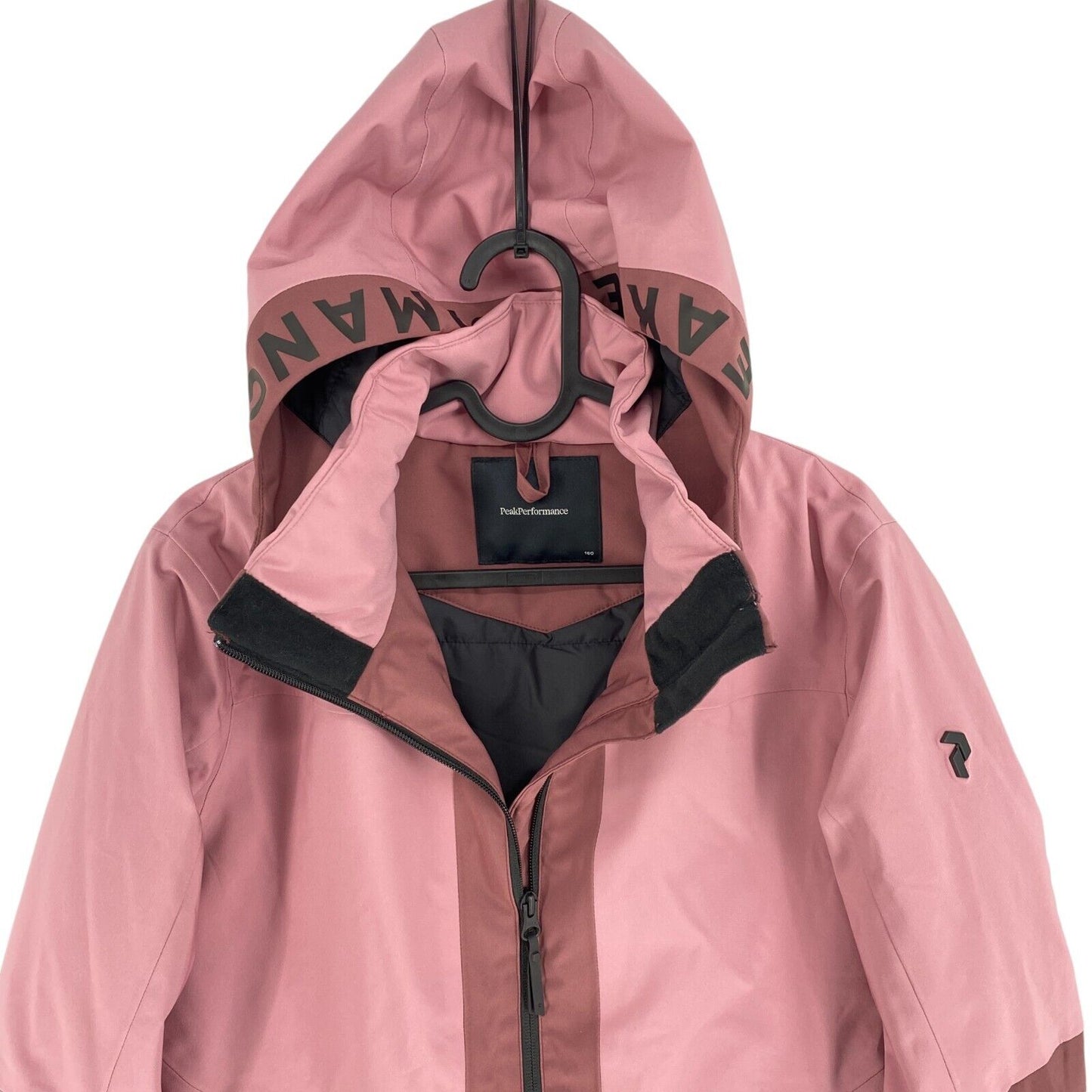 Peak Performance JR Pink Rider HIPE Hooded Ski Jacket Coat Size 160 cm