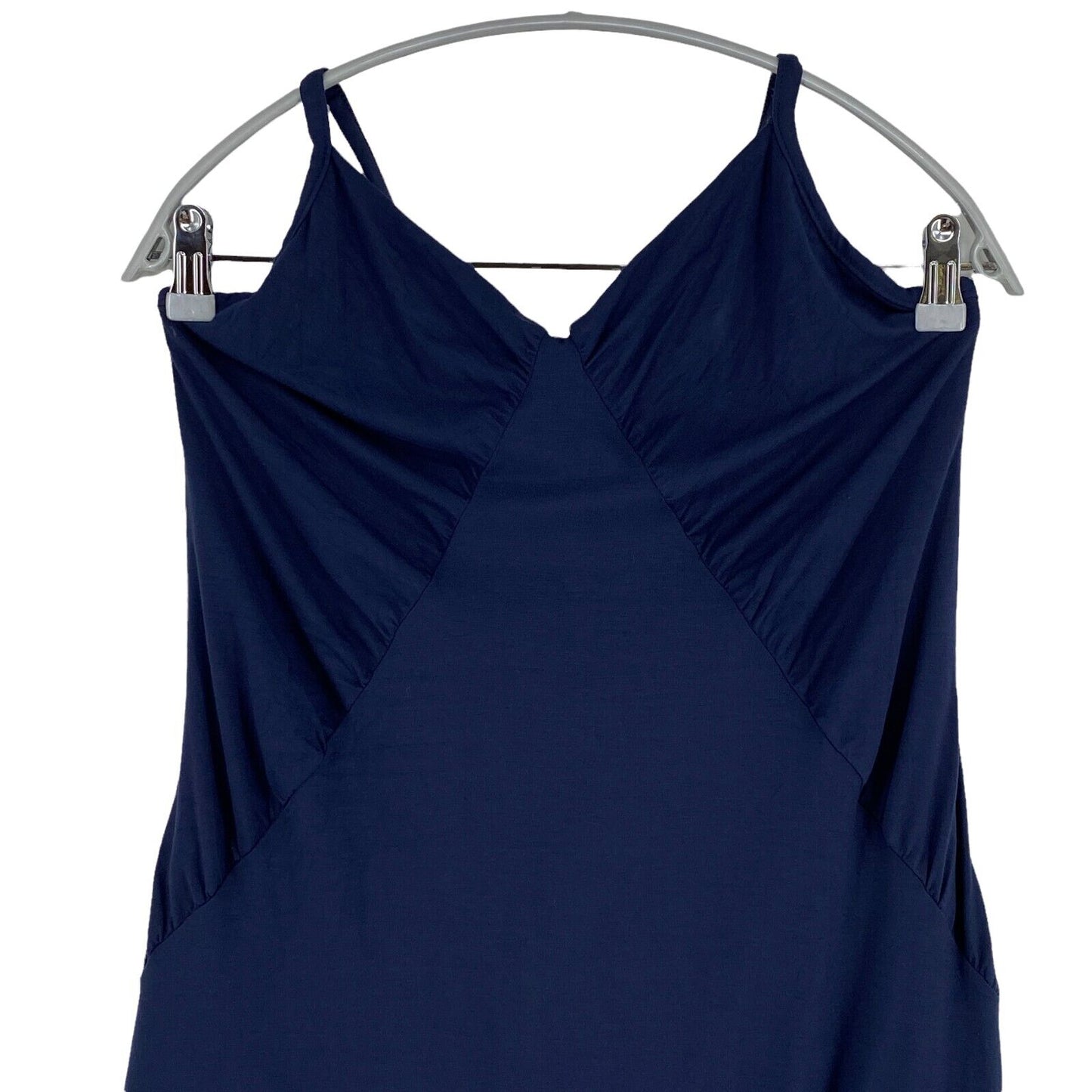 COLCCI SILVER Marineblaues ärmelloses Tank-Minikleid, Größe M