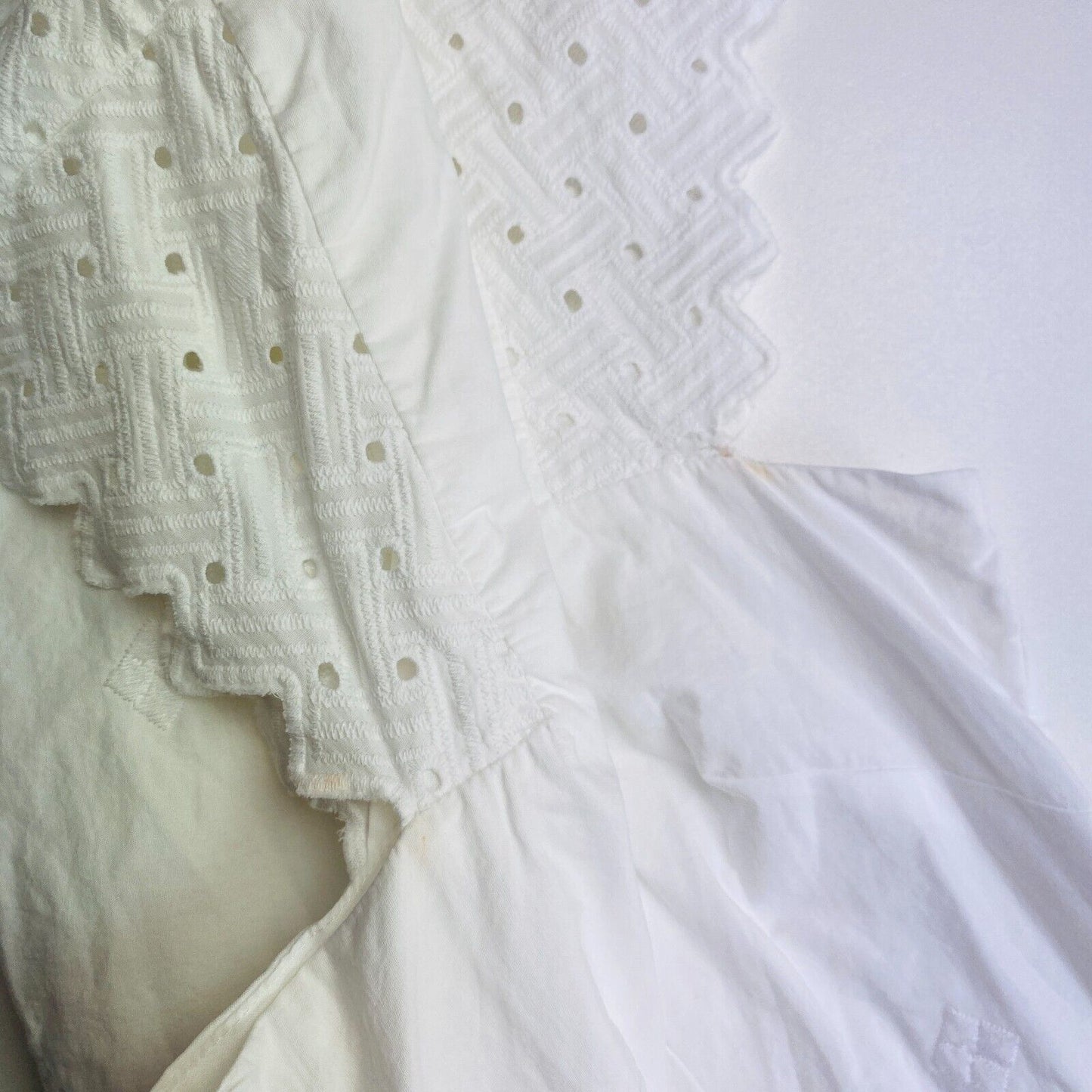 GANT White Broderie Anglaise Dress Size EU 36 UK 8 US 6