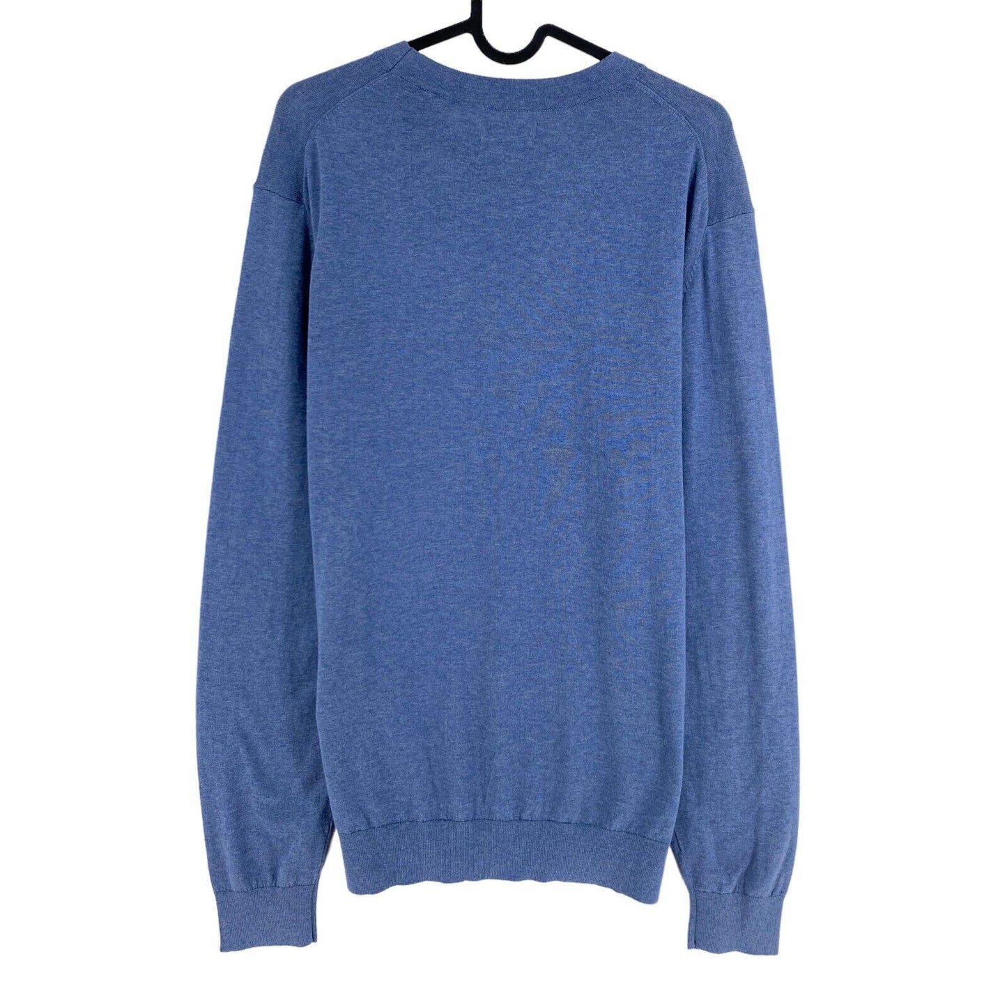 GANT Blue Cotton Cashmere Blend Crew Neck Sweater Pullover Size L