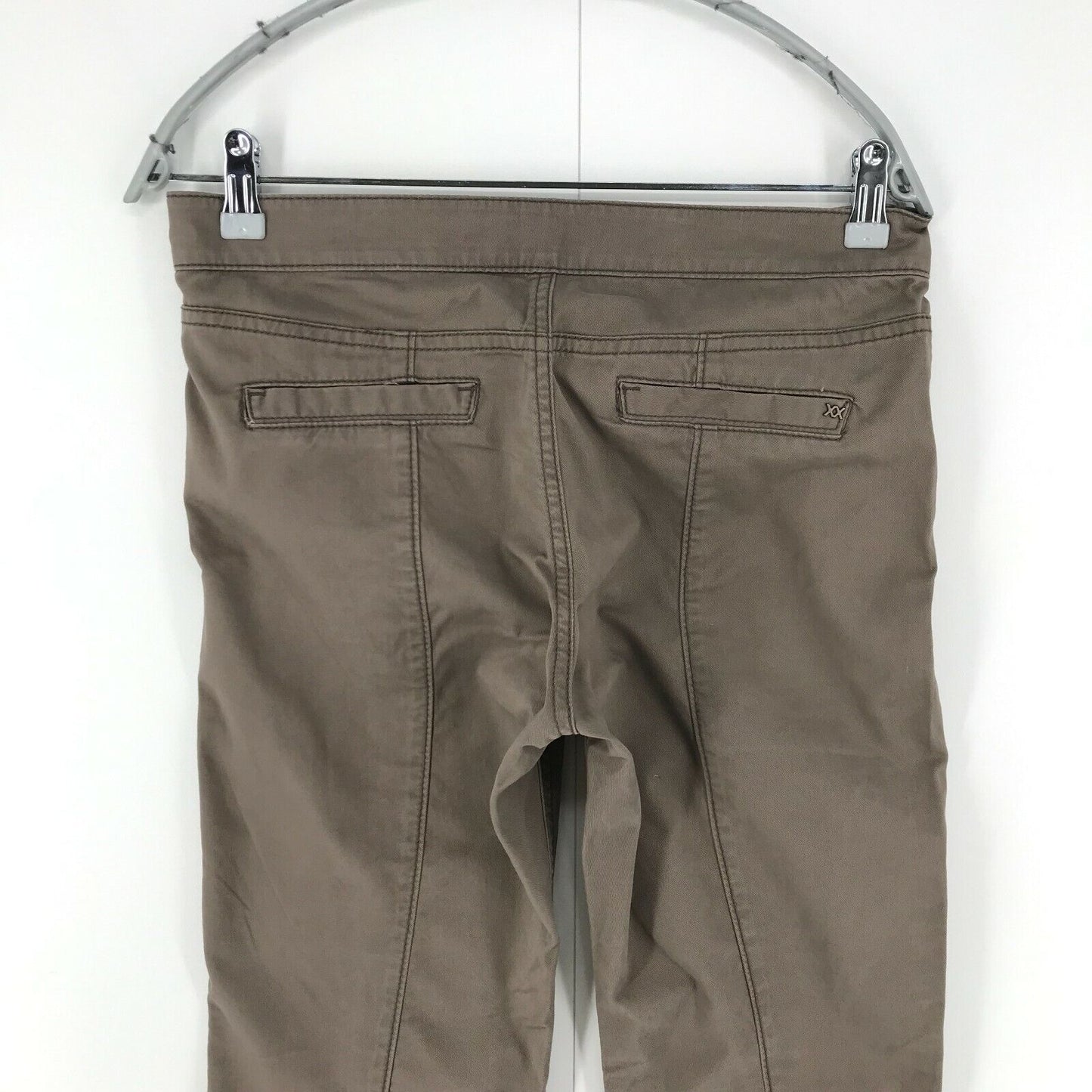 MEXX Damen Hose, Slim Tapered Fit, Braun, Größe EUR 36 UK 10 W30