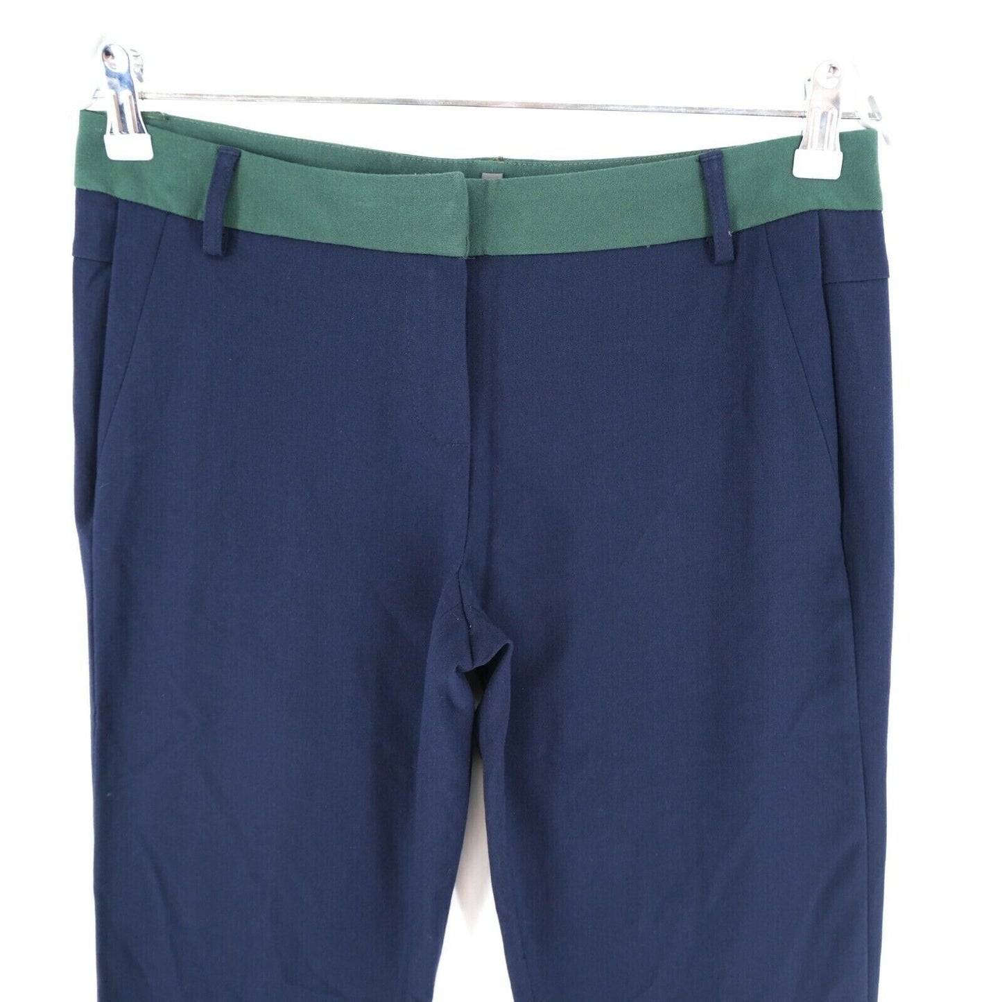 NAF Pantalon chino coupe fuselée bleu marine NAF Taille 38