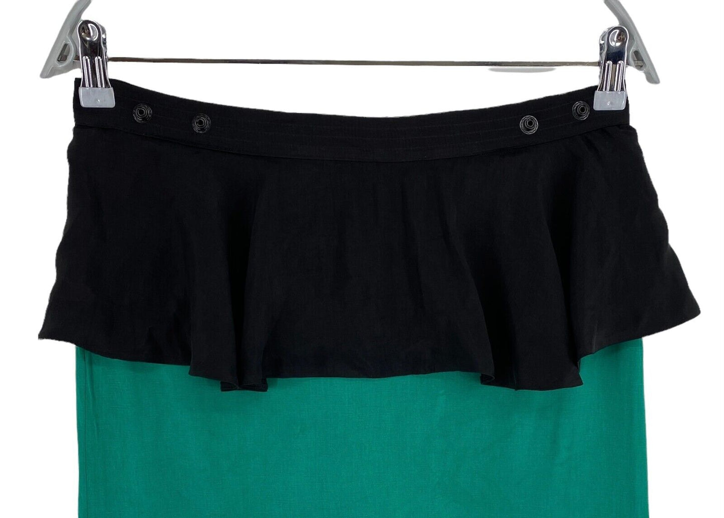 DIESEL Dark Green Straight Mini Skirt Size 27 EU 34 UK 6 US 4