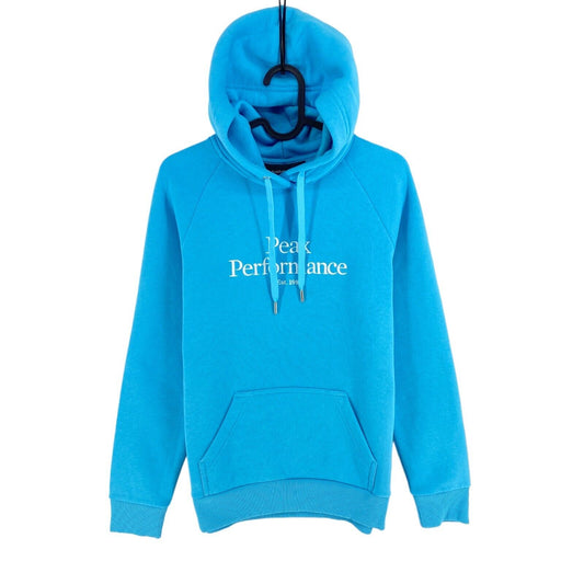 Peak Performance Blue W Original Hooded Jumper Jacket Size S