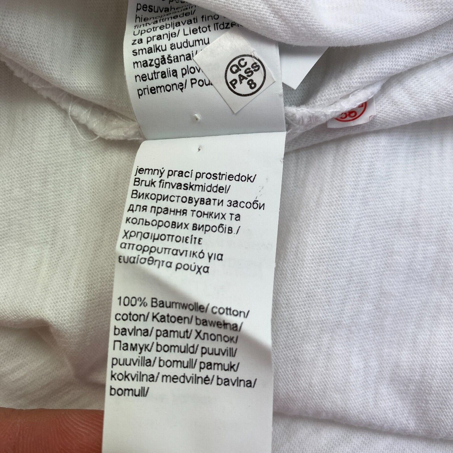 Camel Active T-Shirt, Rundhalsausschnitt, kurze Ärmel, einfarbig, Größe S, Weiß