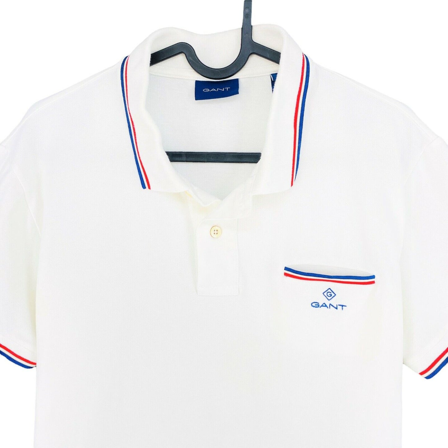 Polo GANT Pique Rugger blanc taille M