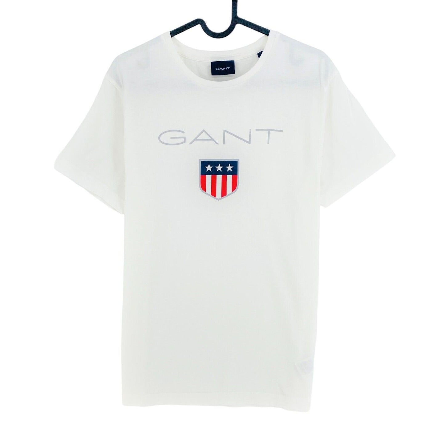 GANT White Retro Shield Crew Neck T-Shirt Size S