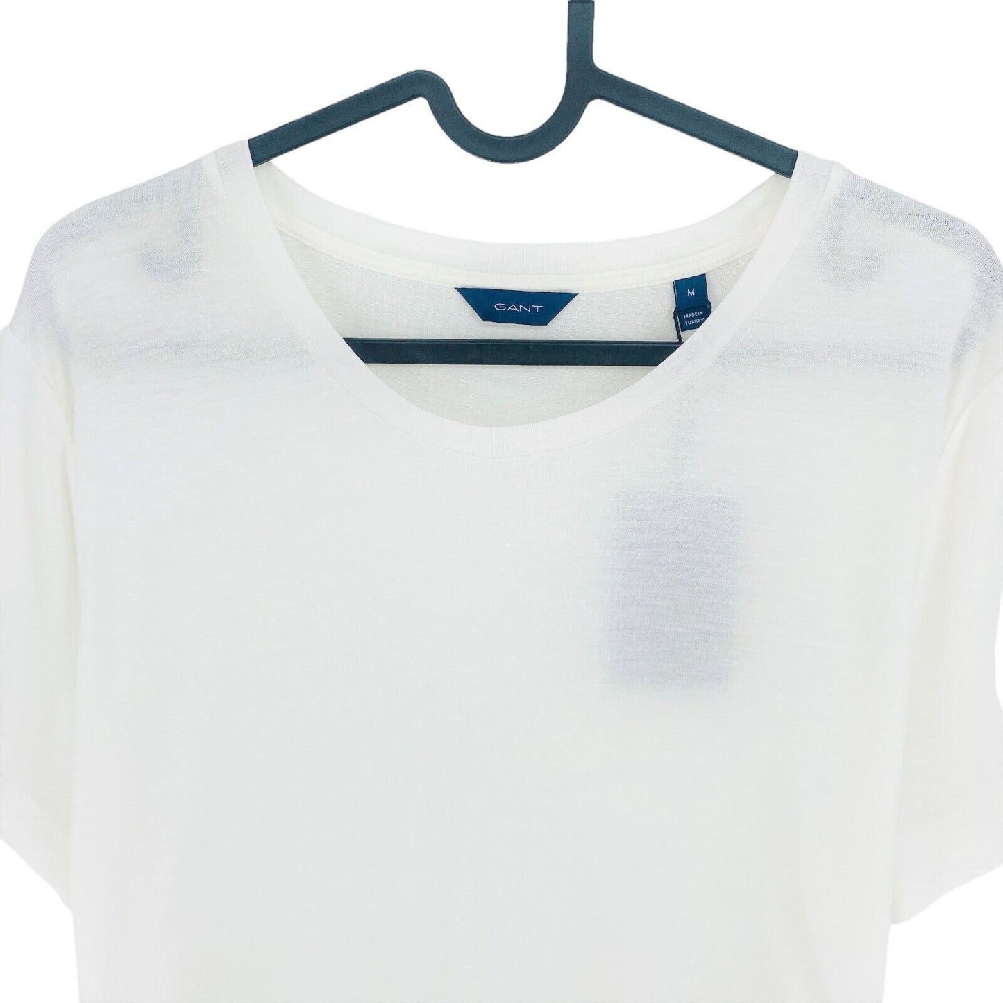 GANT White Lightweight Crew Neck T Shirt Size M