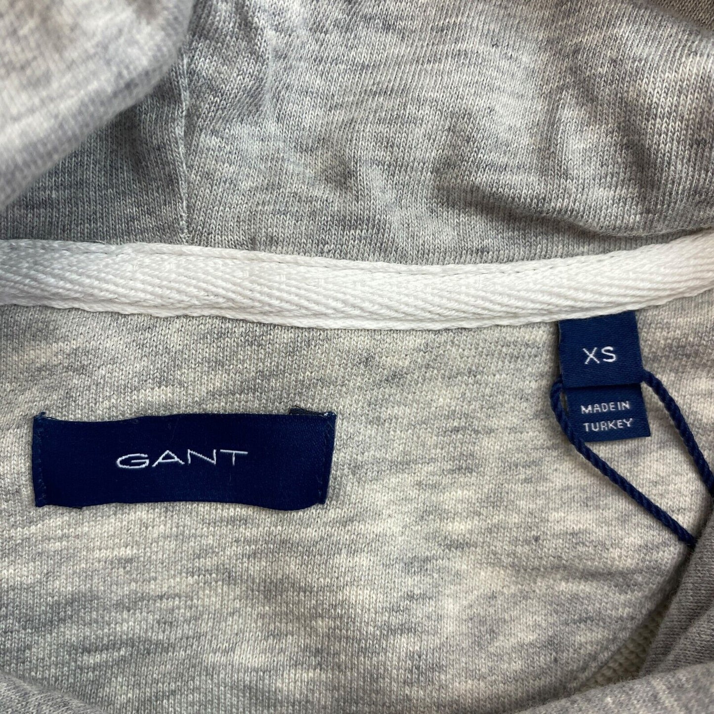 GANT Grey New Haven Long Sleeves Hoodie Dress Size XS