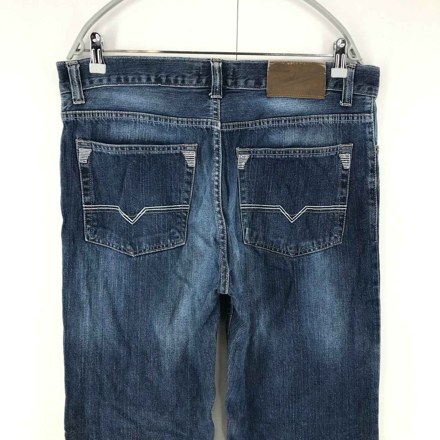 Diesel BASIC Blue Regular Straight Fit Jeans W33