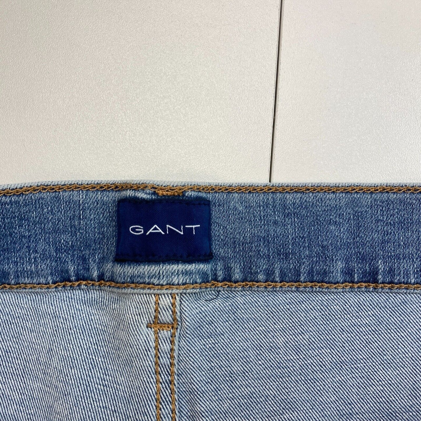 GANT Blue Cropped Slim Jeans Size W32