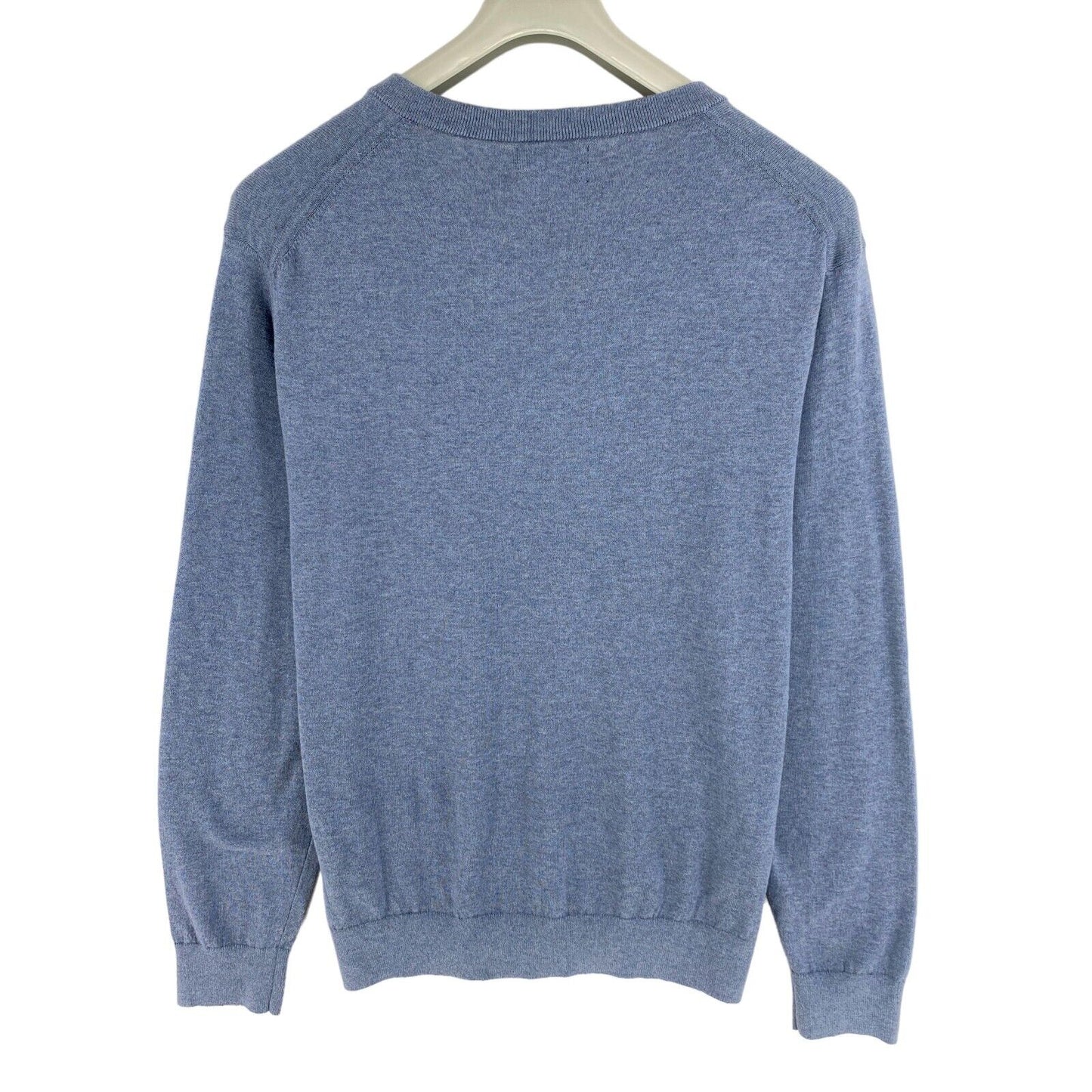 NAUTICA Bleu Navtech V Neck Pull Pull Taille L