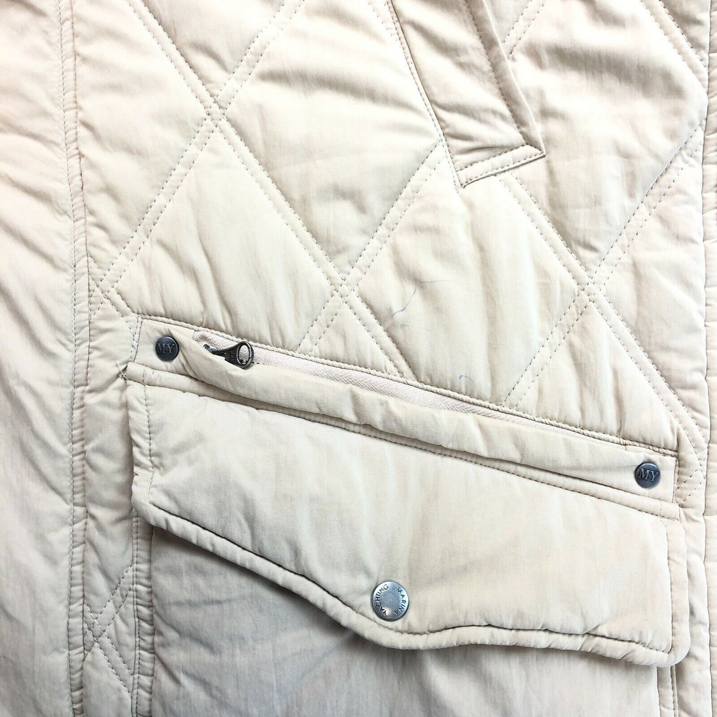 MARINA YACHTING Manteau Parka matelassé à capuche marron Taille EU 52 UK/US 42