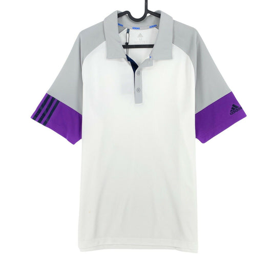 Adidas Golf Weißes Poloshirt Größe M