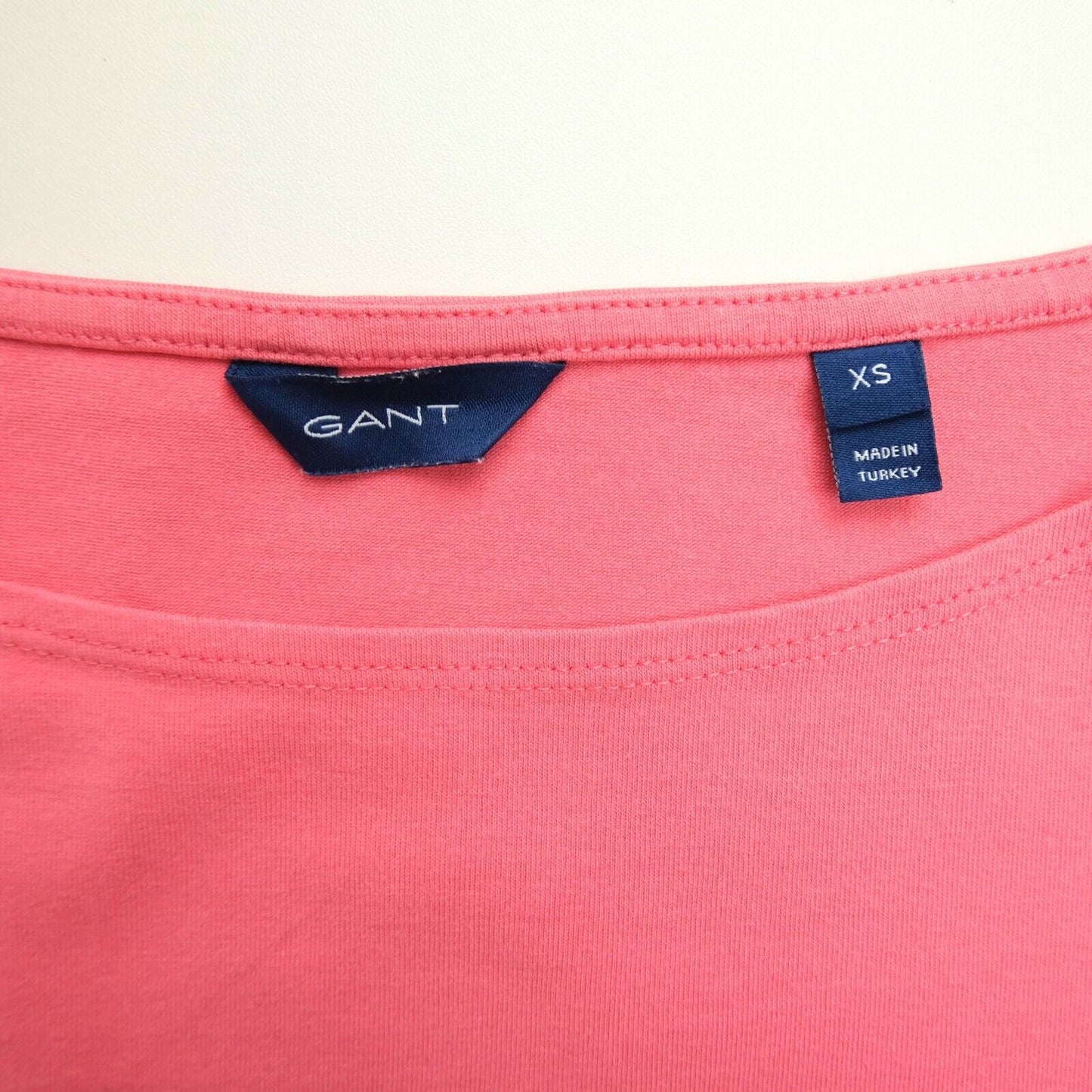 GANT Pink Round Neck T Shirt Size XS