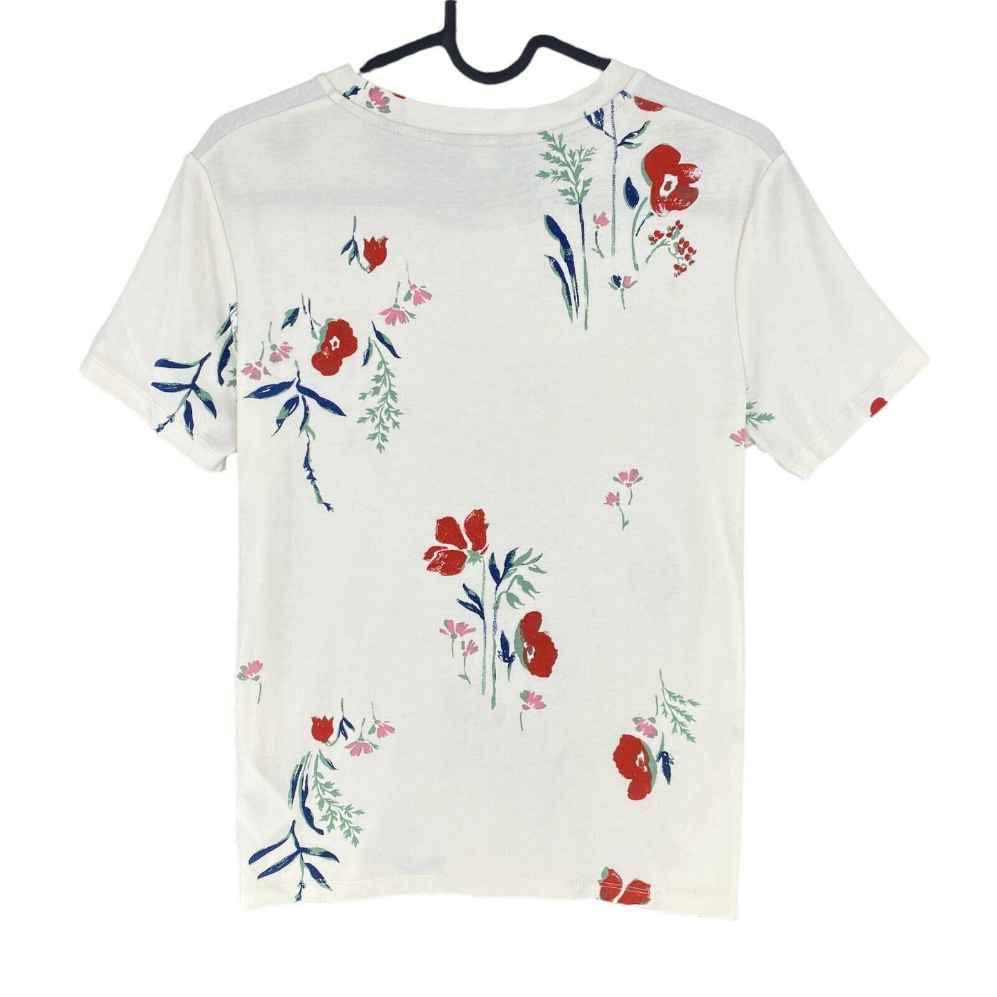 GANT T-shirt col rond à imprimé floral beige taille XS