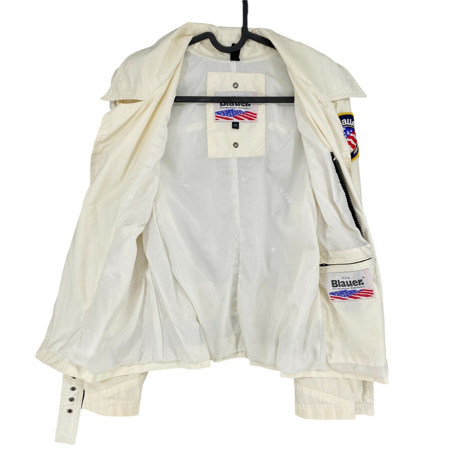 Blauer Cream White Jacket Jacket Size XS