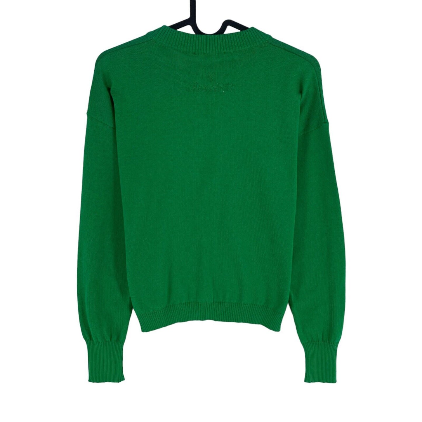 MANUEL RITZ Green Crew Neck Sweater Jumper Size XS