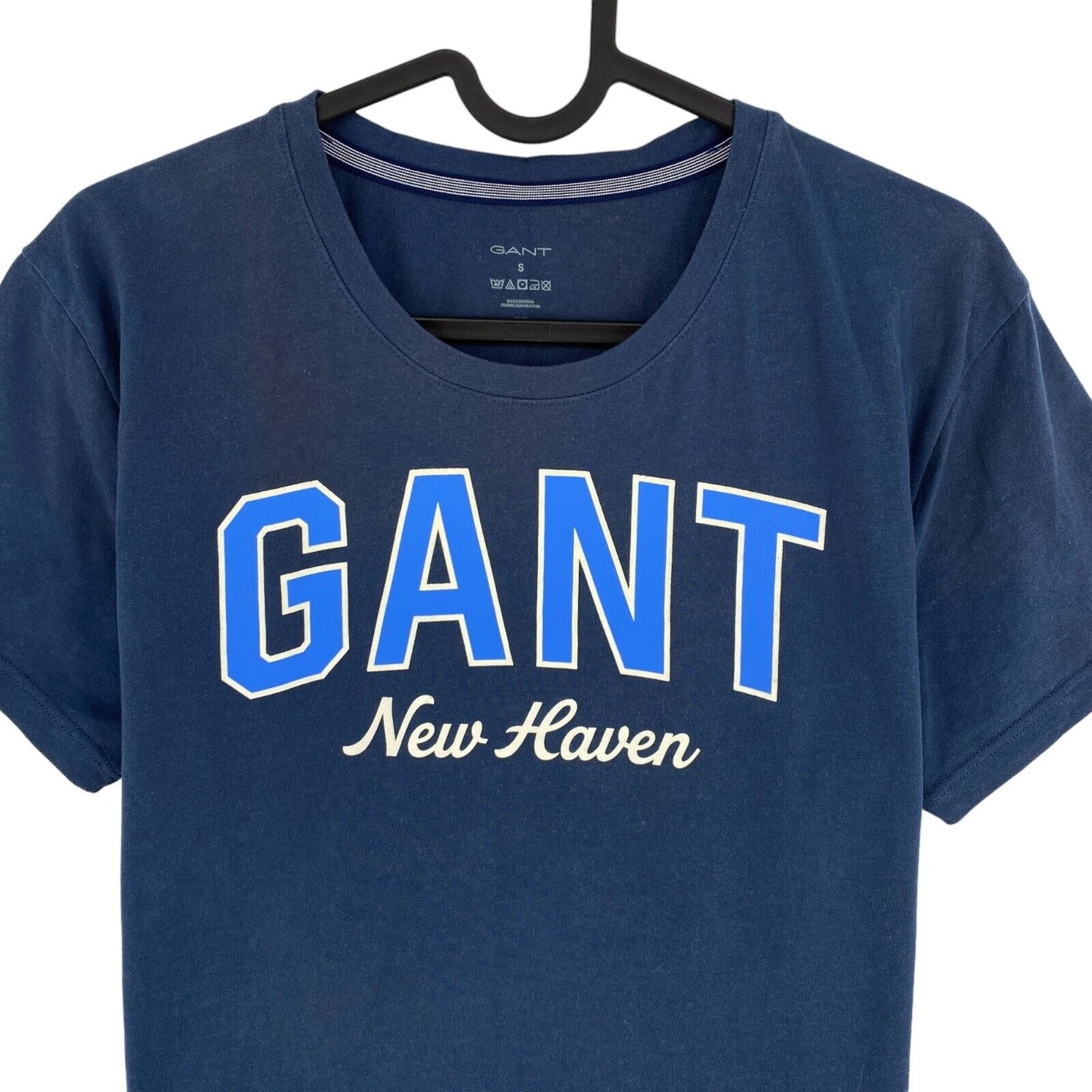 GANT Dark Blue Logo Crew Neck T-Shirt Size S