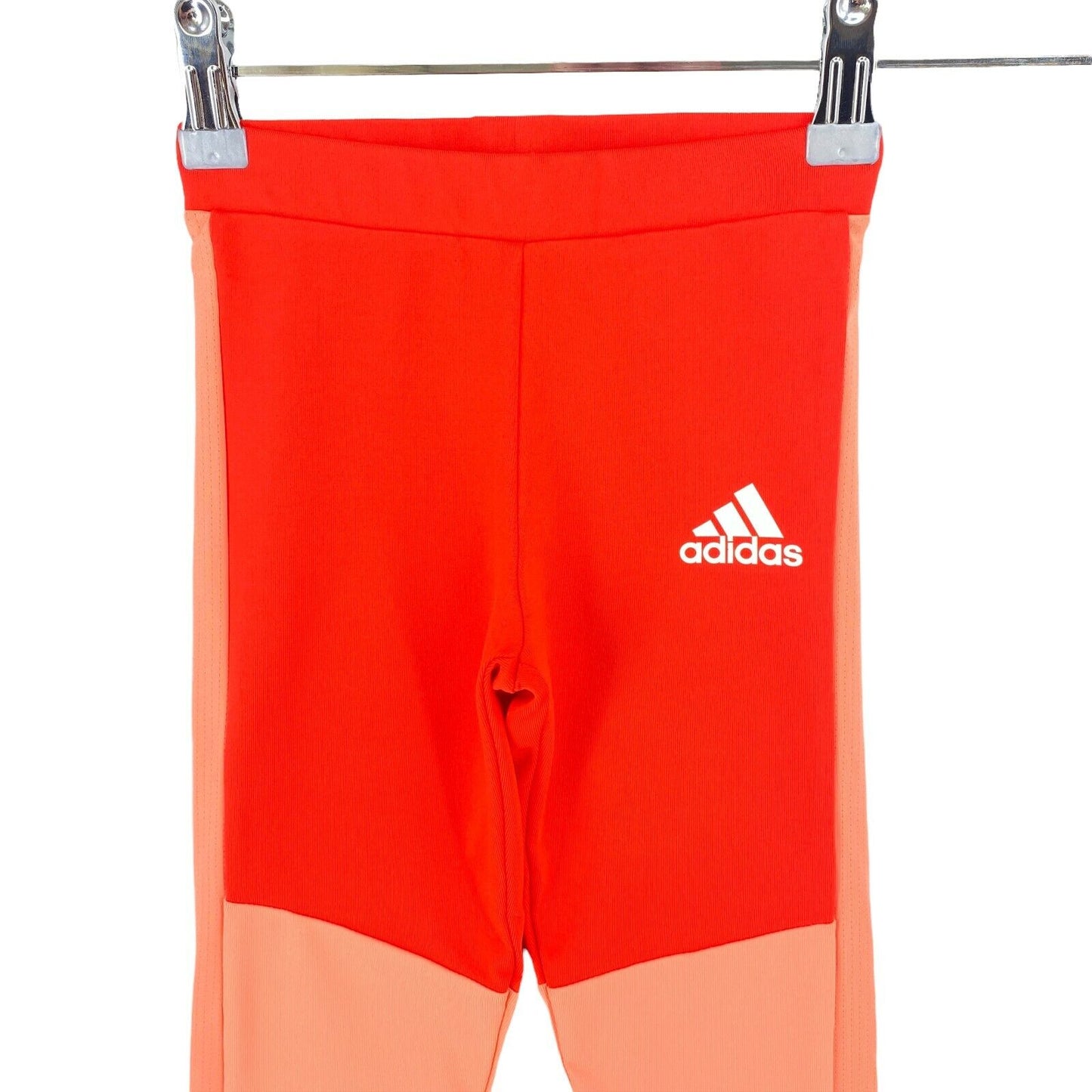 Adidas Climalite Girls Red Tight Leggings Size 5 - 6 Years