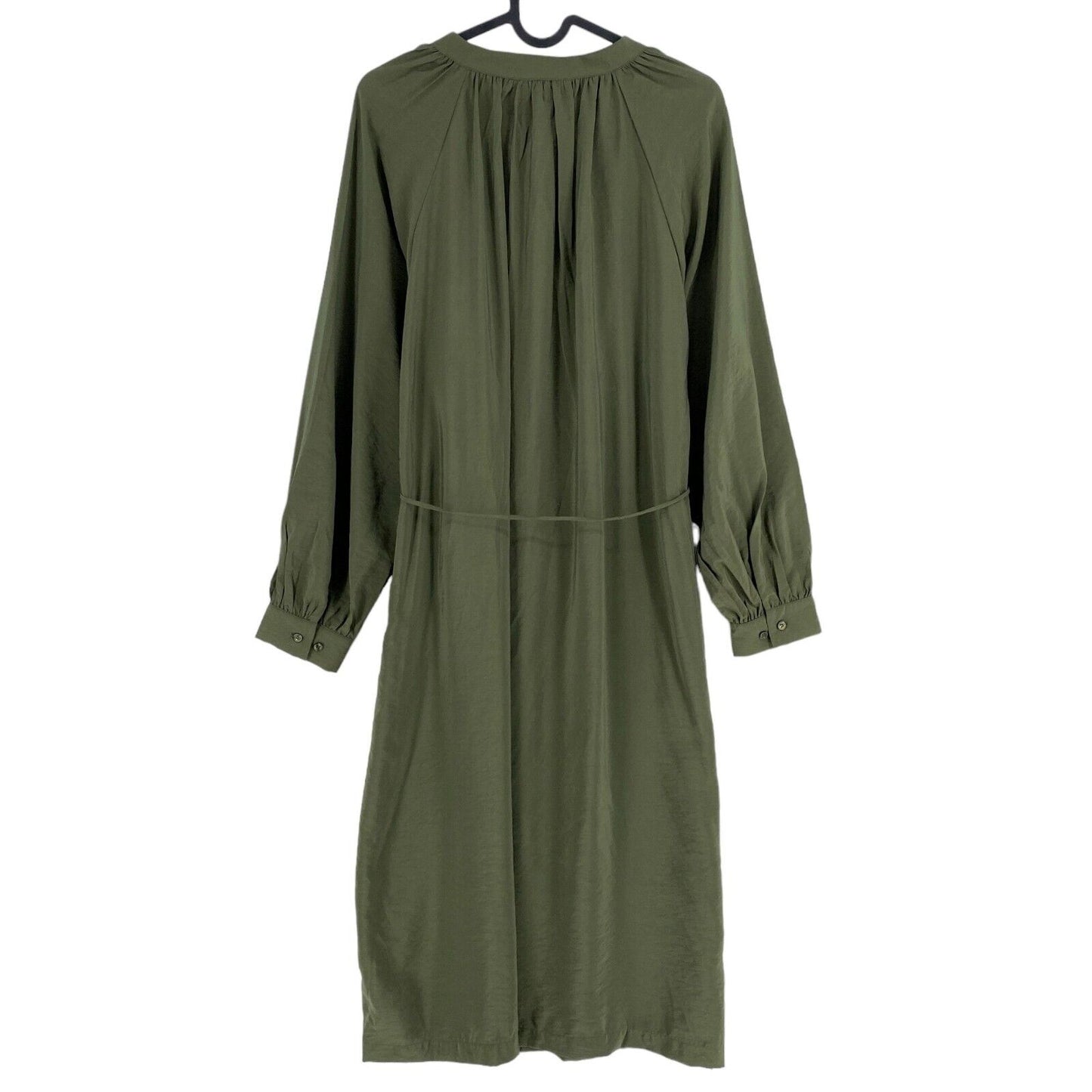 GANT Dark Green Stand Collar Long Sleeves Shirt Dress Size EU 40 UK 12 US 10