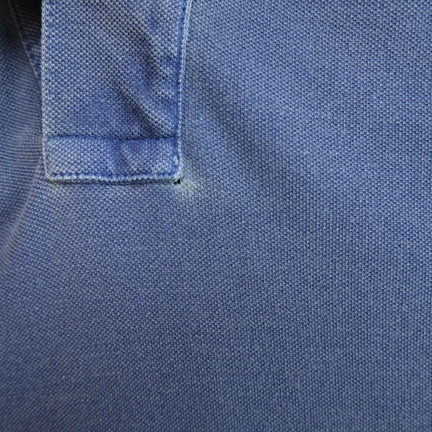 GANT Blue Sun Bleached Polo Neck T-shirt Taille S