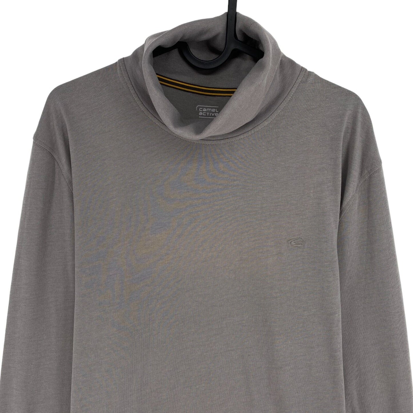 CAMEL ACTIVE Grey Roll Neck Long Sleeves T Shirt Size L