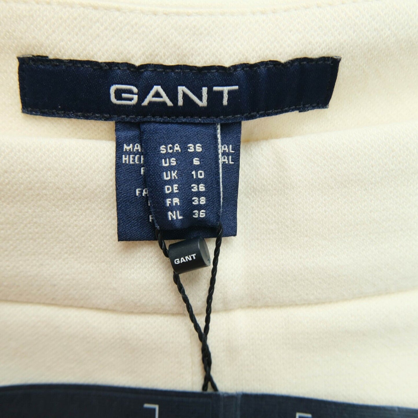 GANT Beige Pleated Pants Trousers Size EU 36 UK 10 US 6