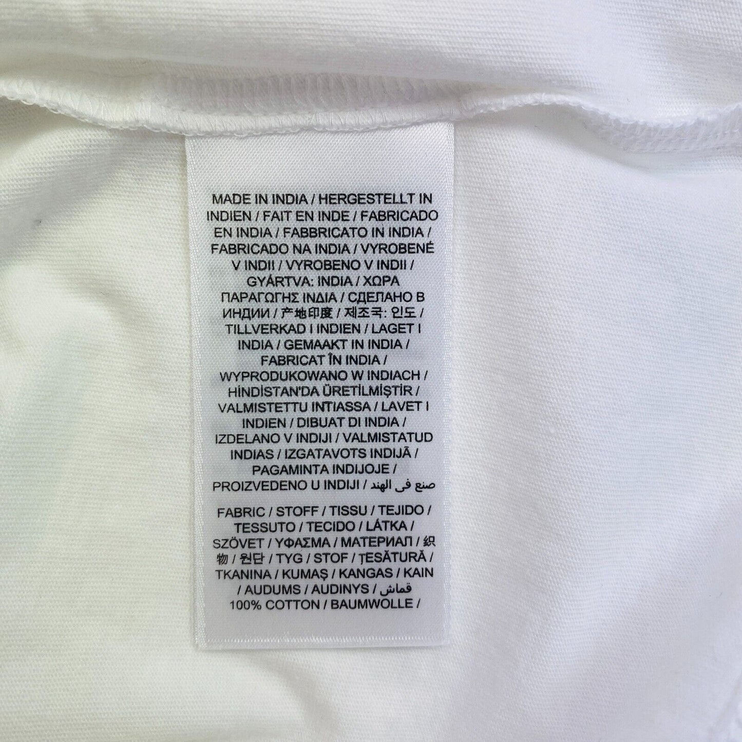 GANT Men White Shield Crew Neck Short Sleeve T Shirt Size S