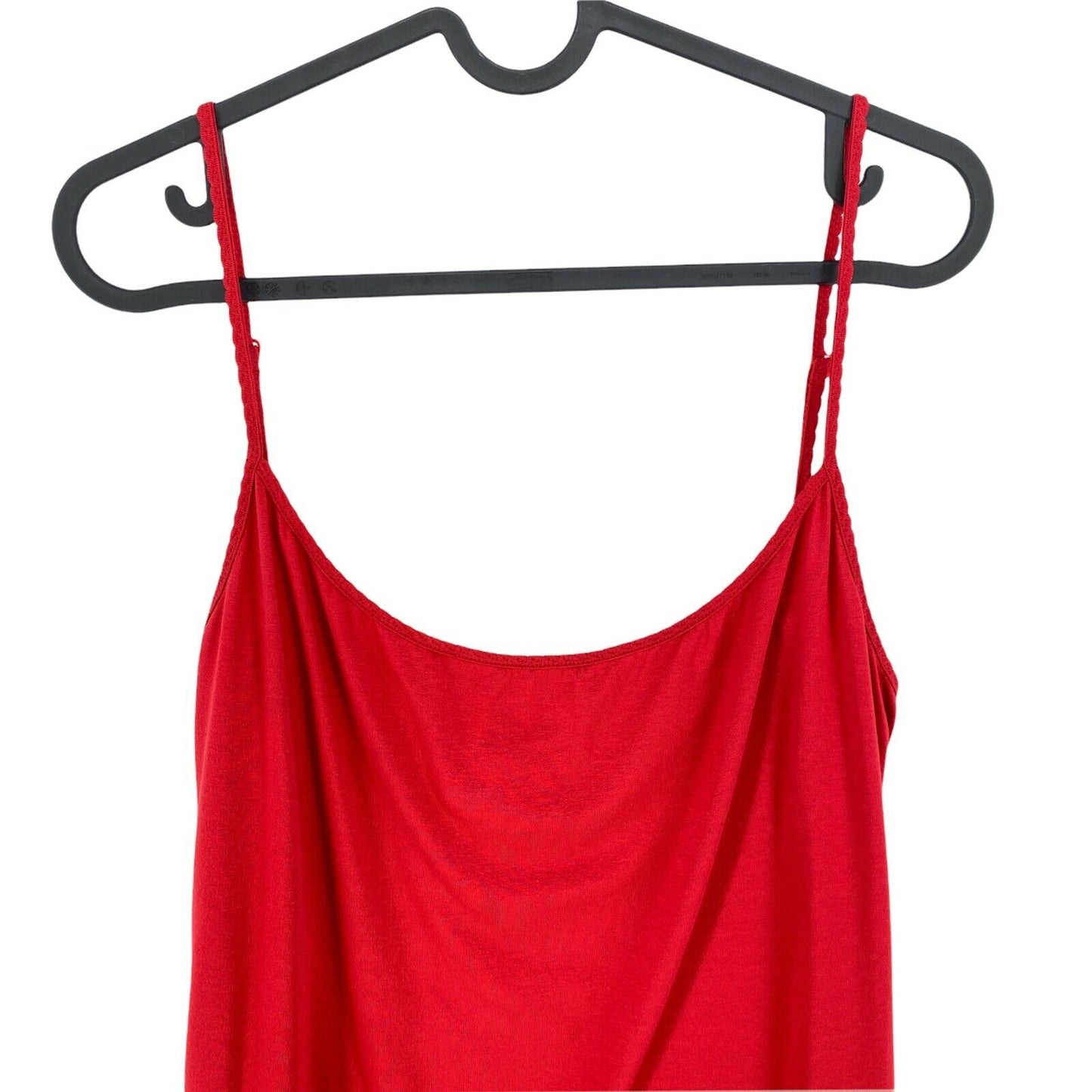 PERSONA Red Round Neck Tank Top Size M