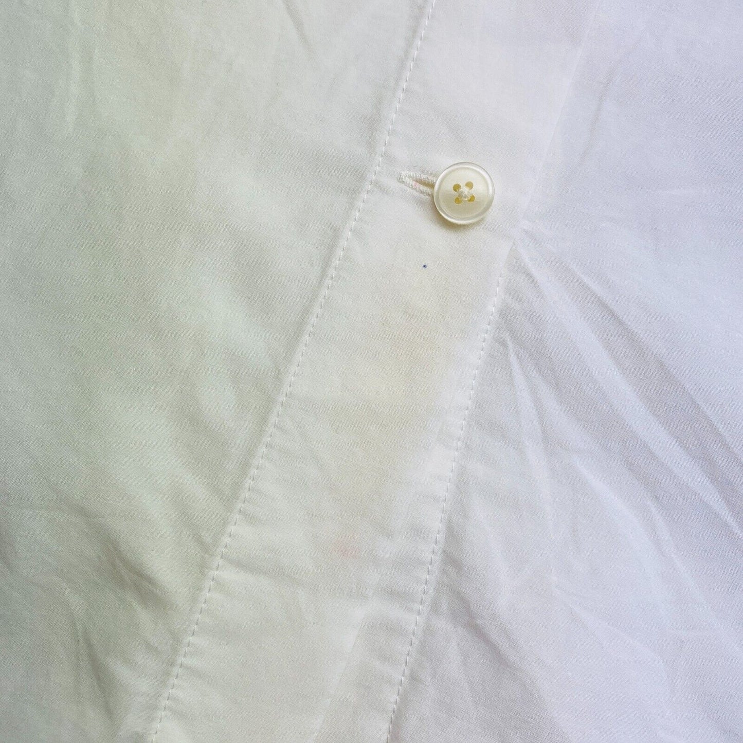 GANT Women White Relaxed Cotton Silk Short Sleeves Shirt Size EU 32 UK 4 US 2