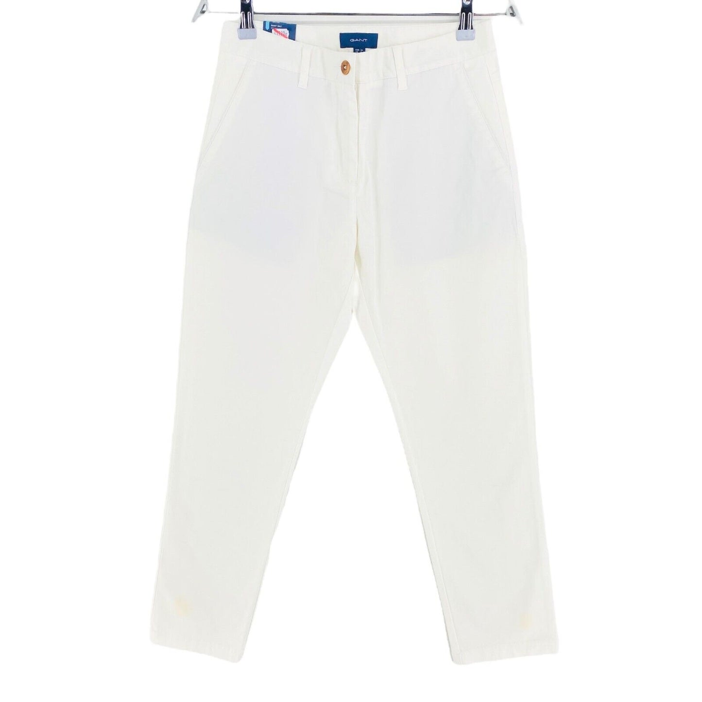 GANT Pantalon chino classique Fryda blanc Taille EU 34 UK 6 US 4