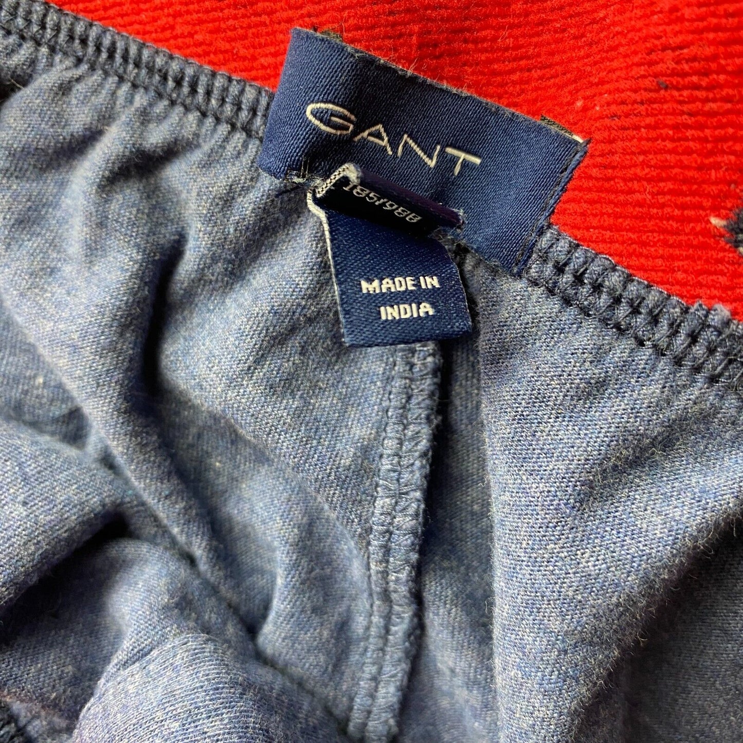 GANT Blue Stretch Regular Fit Sleeping Pajamas Sweat Trousers Size 2XL XXL