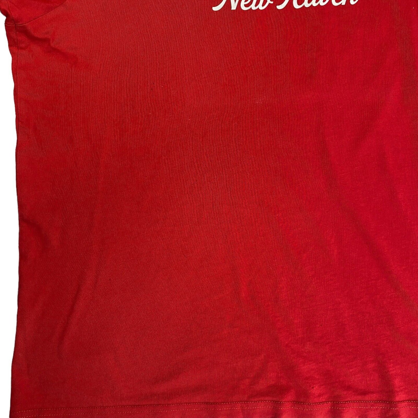 GANT T-shirt à col rond avec logo rouge Taille L