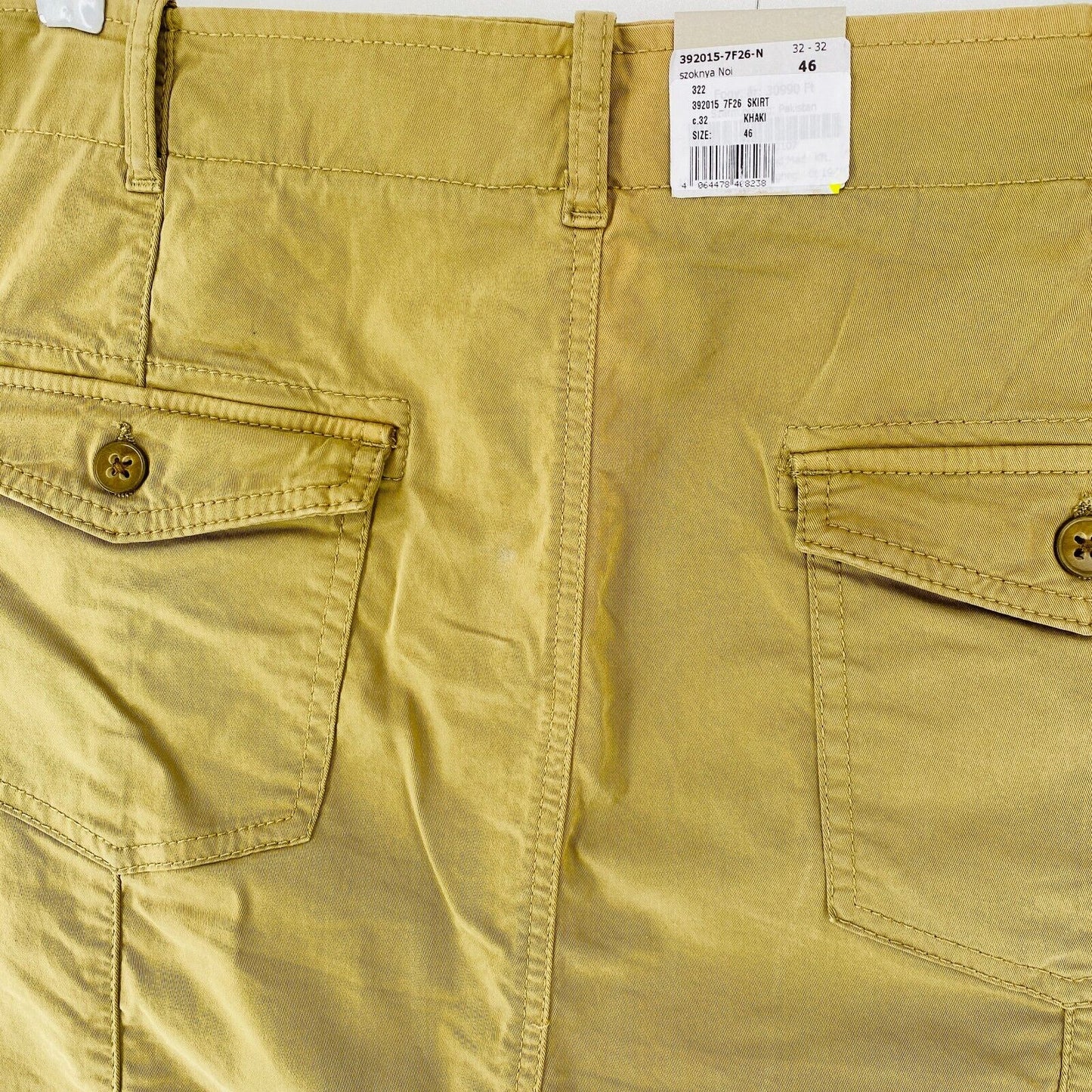 Camel Active Brown Regular Fit Chino Skirt Size EUR 46 W40