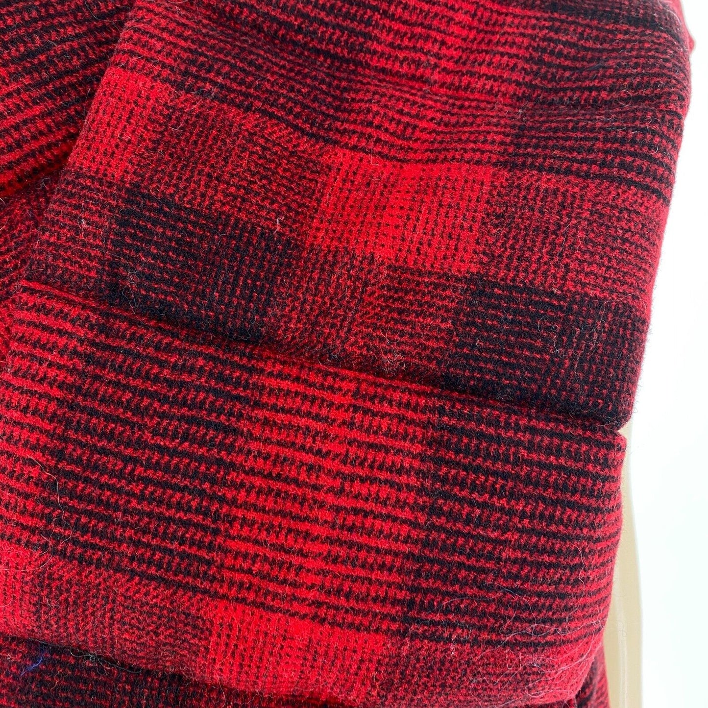 GANT Red Padded Check Scarf Shawl