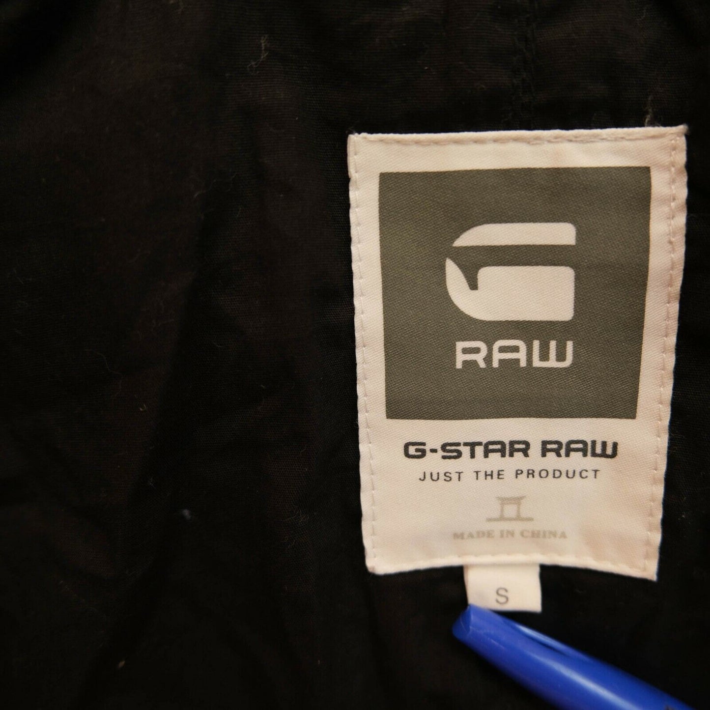 G-STAR RAW Black Forc Across Biker Jacket Coat Size S