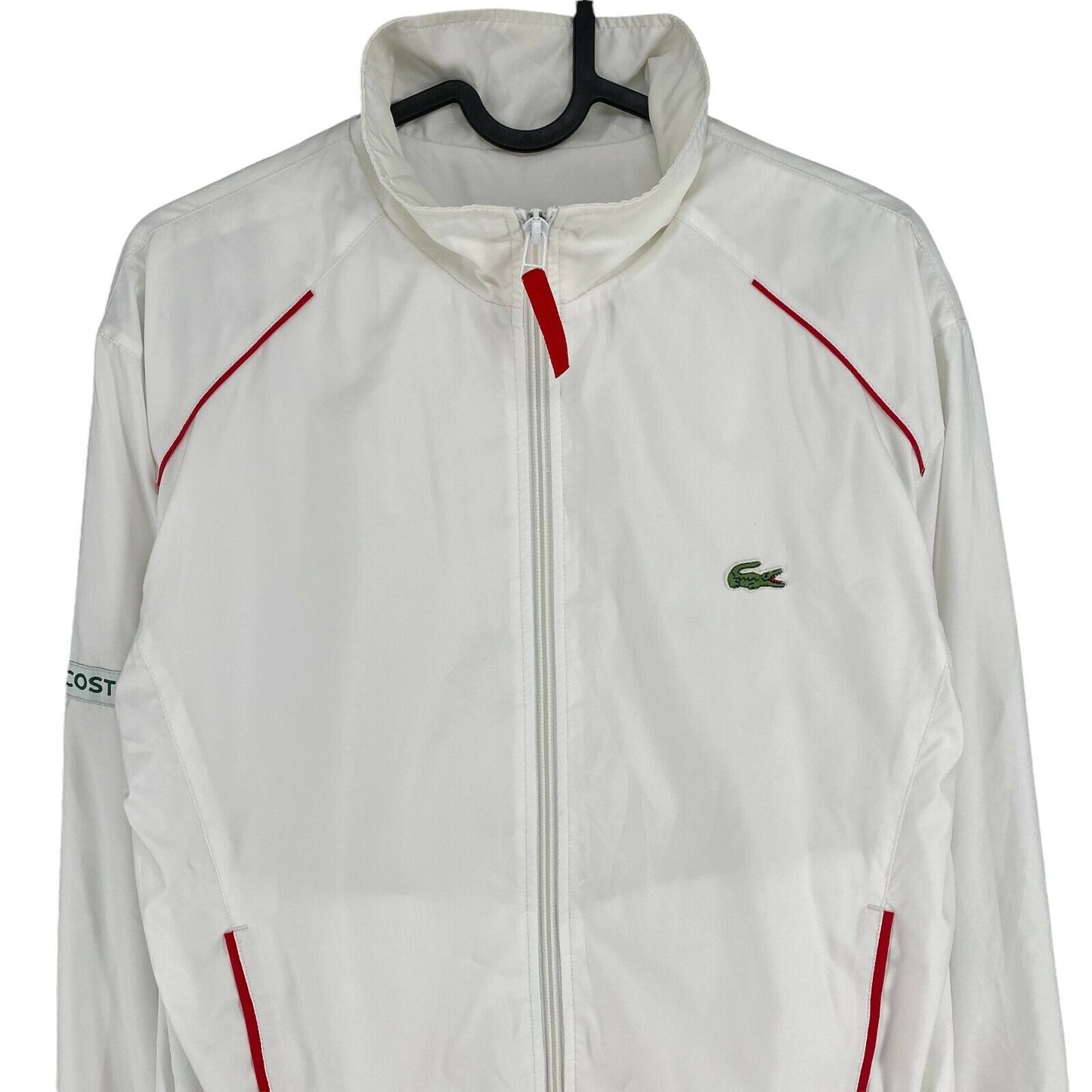 LACOSTE SPORT White Cotton Blend Jacket Size EU 36 UK 8 US 6