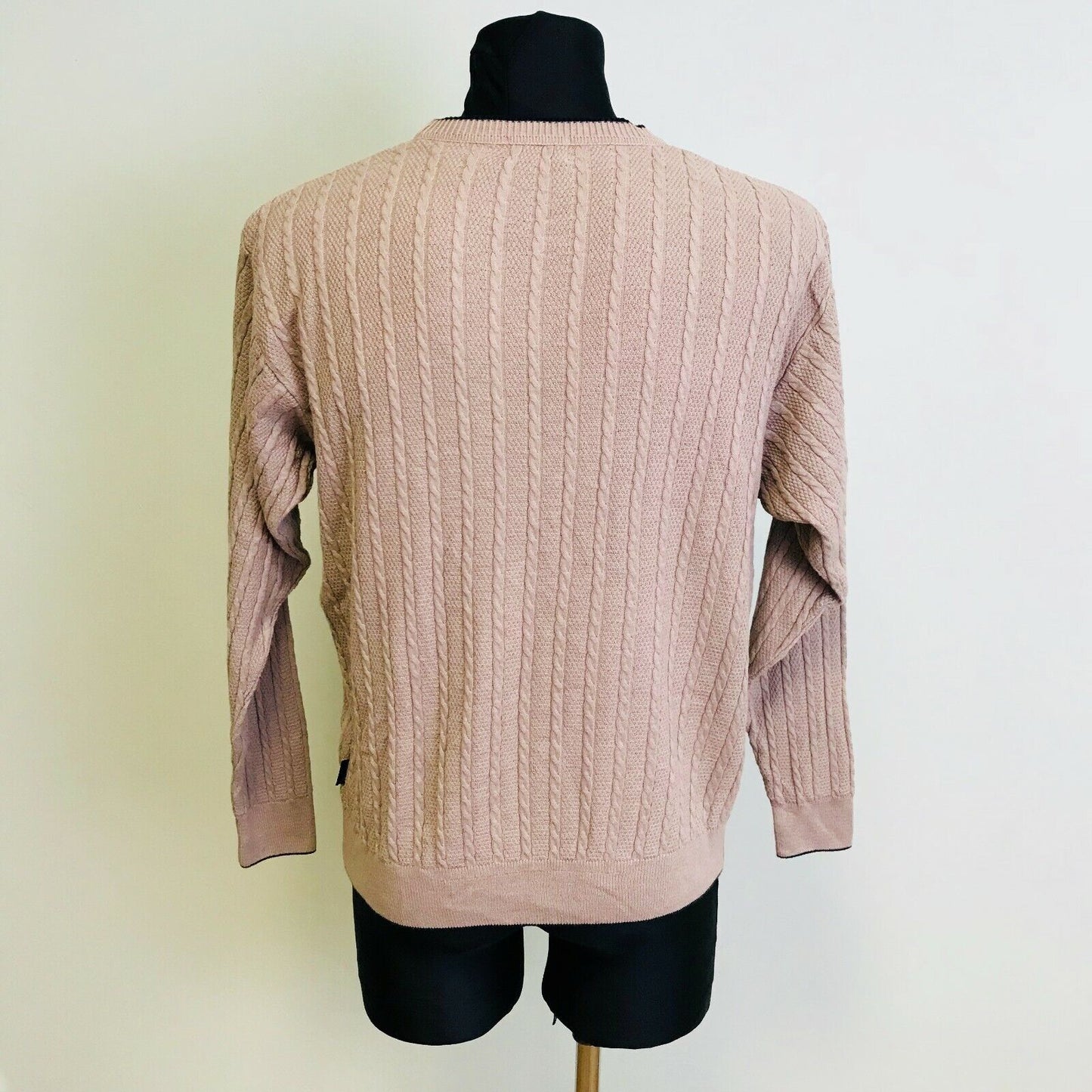 Cosby Vintage Retro 90s Pierre Cardin Beige Sweater Jumper Size L