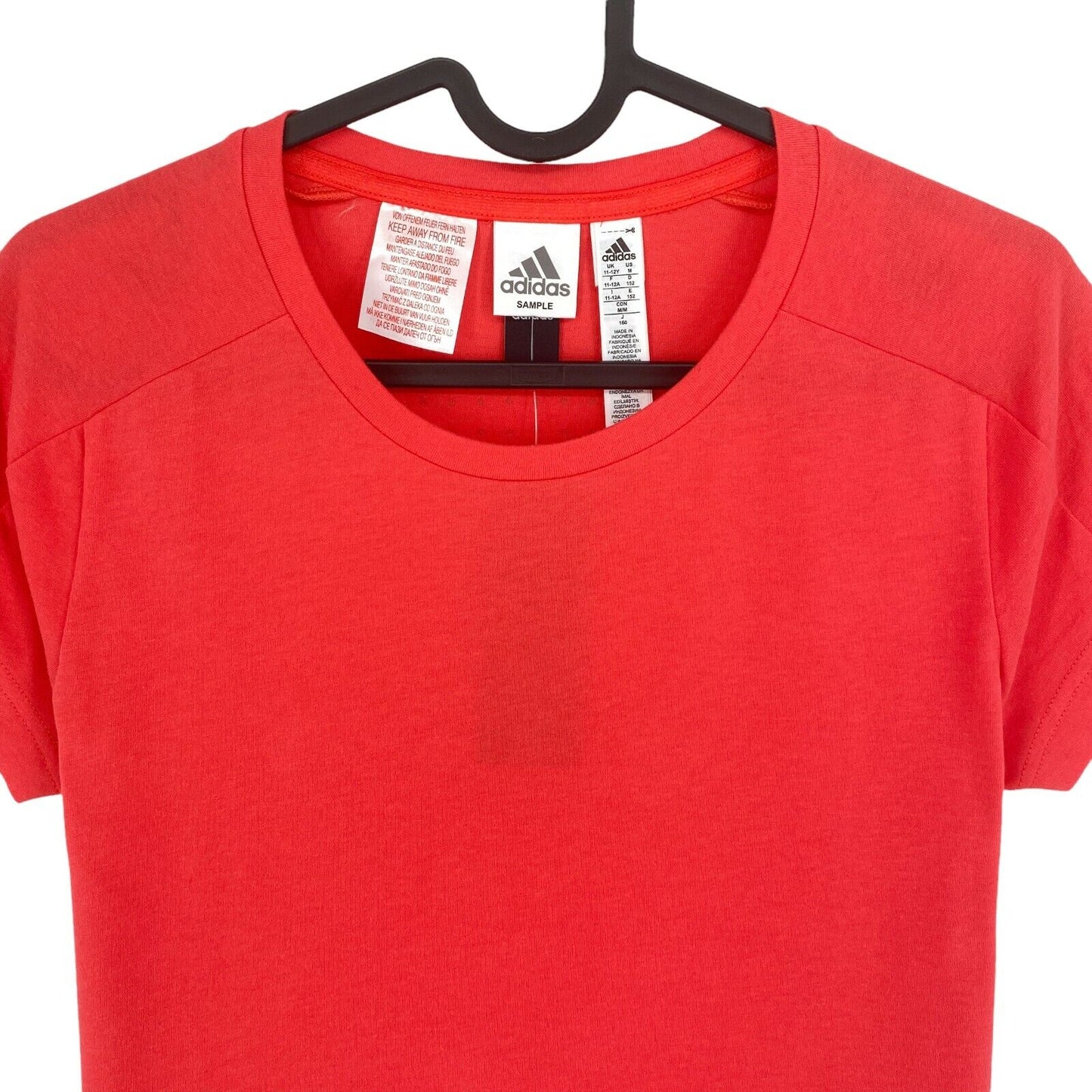 Adidas T-shirt rouge à col rond Taille 11-12 ans