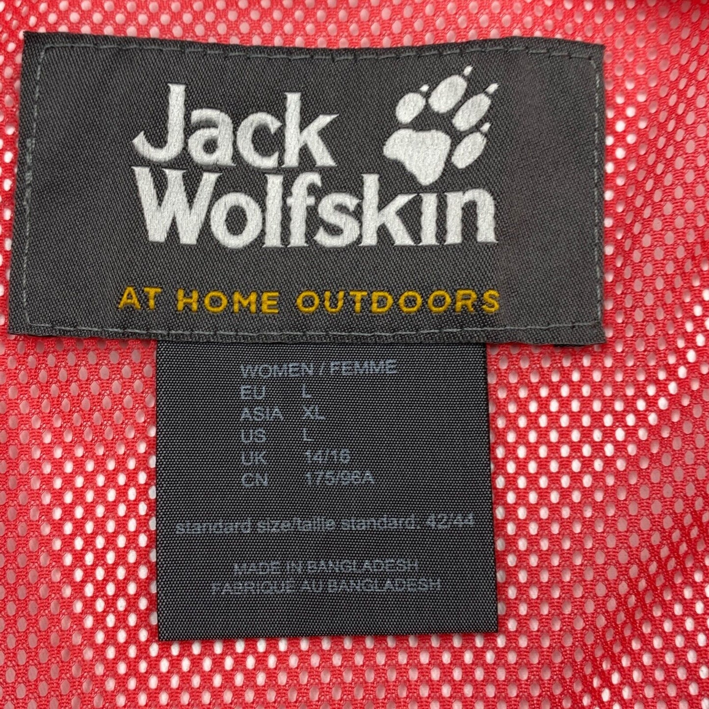 Jack Wolfskin Dark Grey Hooded Jacket Coat Size L